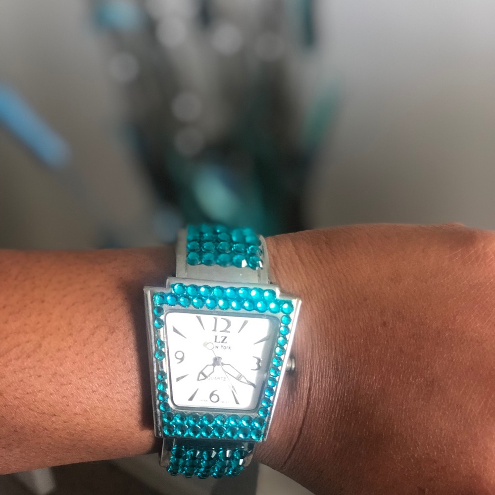 Lovely Aqua wrap around watch
